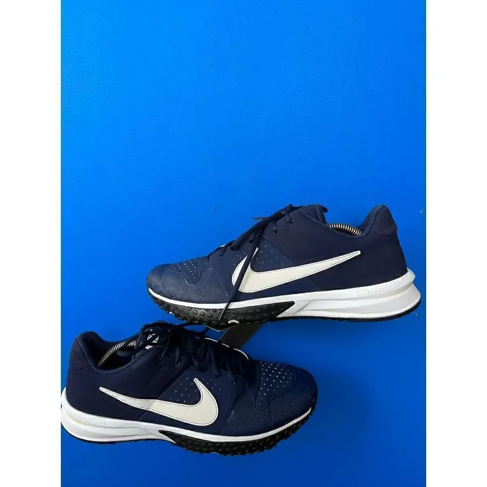 Nike Lunarlon A07957-401 Blue & White Size 11.5